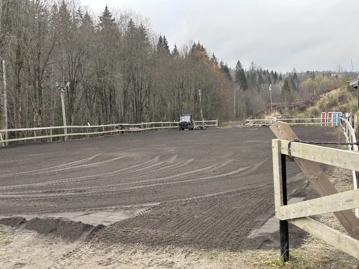 Oppgradering av ridebanen